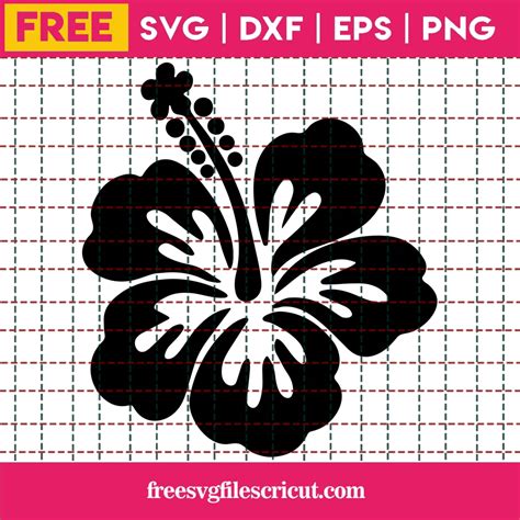 Unleash Your Creativity with Free Hibiscus SVG Designs - Add a Touch of Tropical Flair to Your Creations!