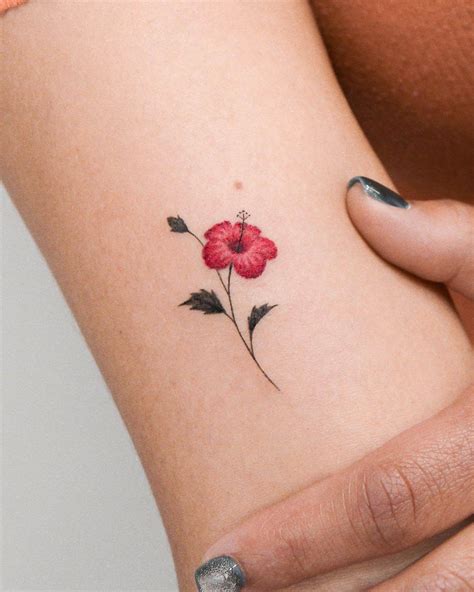 Hibiscus Tattoo Small