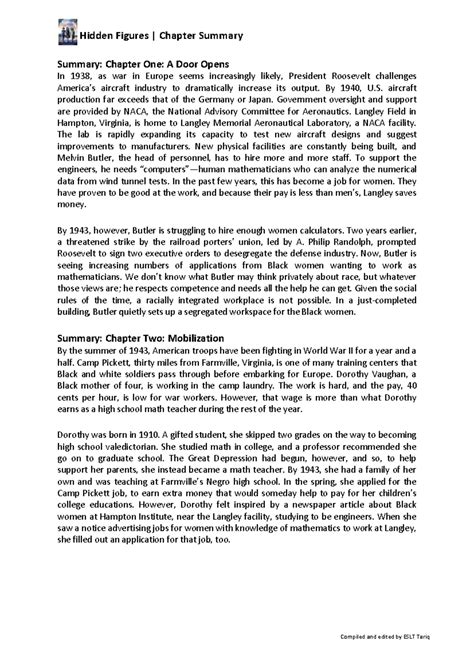 Hidden Figures Book Summary by Chapter Image 2