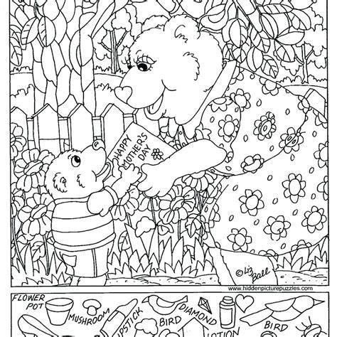 Hidden Picture Coloring Pages
