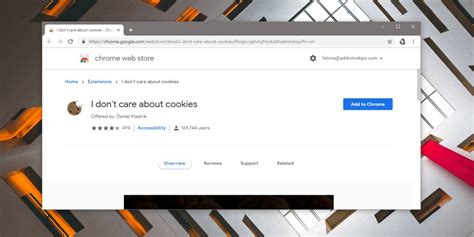 Hide Accept Cookies Message on Chrome and Firefox
