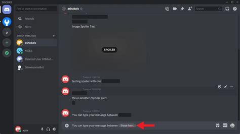 Hide Text on Discord Using Spoiler Tags