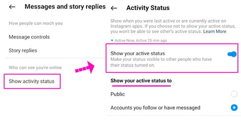 Hide your Instagram Active Status on Android