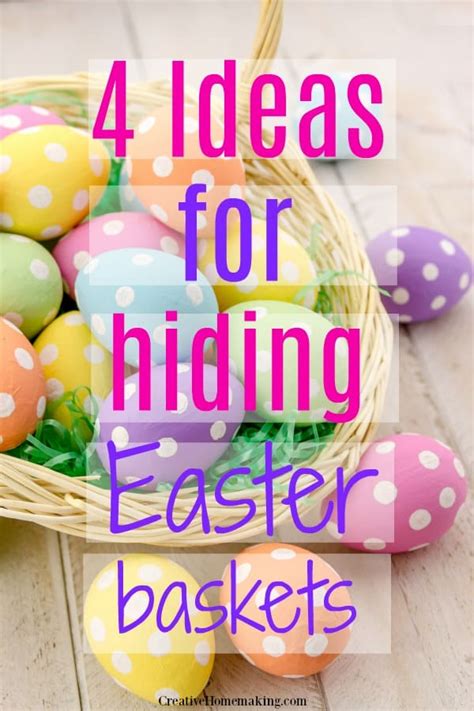 Hiding Easter Baskets