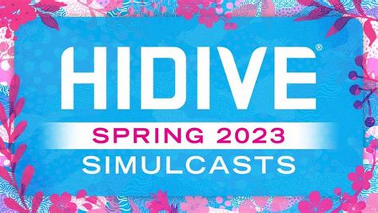 Hidive 2024 Spring Lineup
