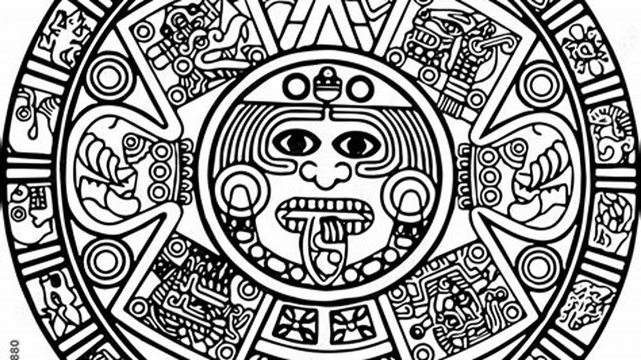High Resolution Aztec Calendar