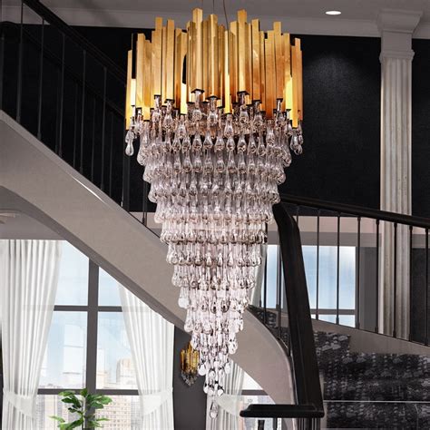 Stunning traditional chandelier for high ceilings