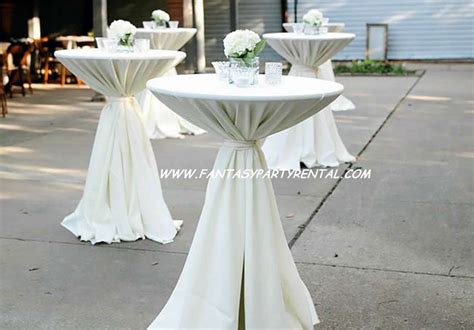 High Cocktail Table Rental