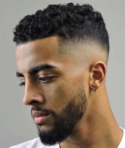 High Fade Curly Haircut