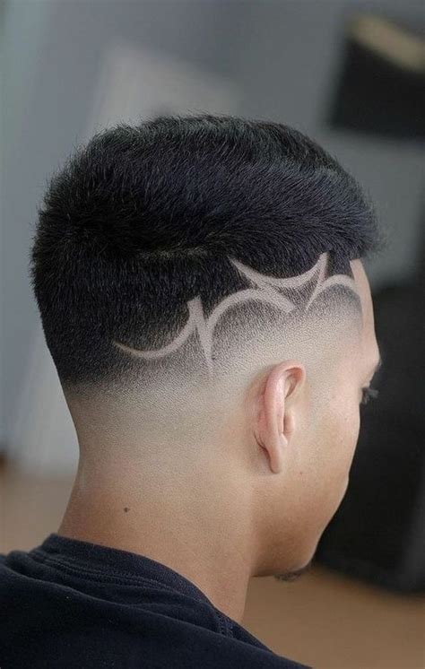 High Fade with Design