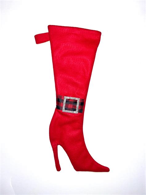 High Heel Boot Christmas Stocking