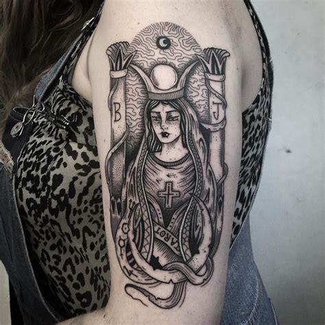 the high priestess tattoo Google Search Tarot tattoo