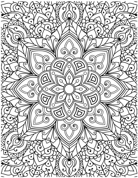 High Quality Coloring Pages For Adults
