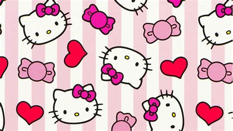 High Resolution Hello Kitty Pattern Background