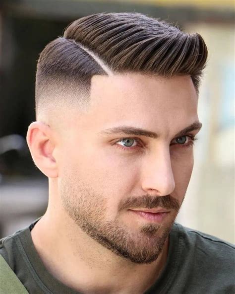 Get a Sharp Look with High Skin Fade and Hard Part