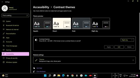 High-Contrast Themes