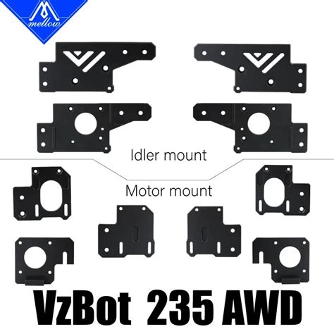 High-Precision Cnc Vzbot Vz235 Awd Motor Mount For Ultra-High-Speed 3d Printer Vzbot(Screws Not Include)