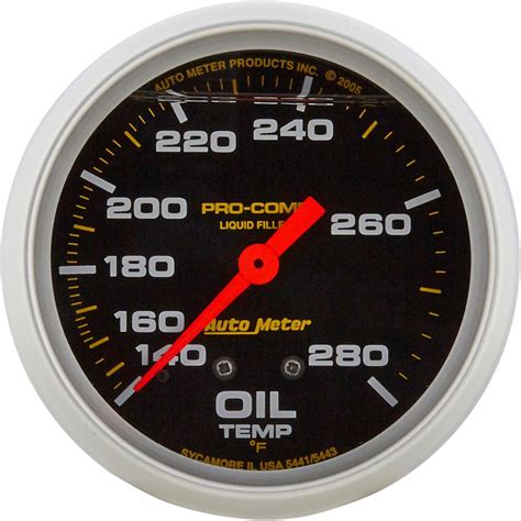 Digital Oil Temperature Gauge DO 6355 Automotive Stepper Motor High