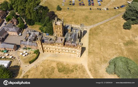 Highclere Castle aerial view