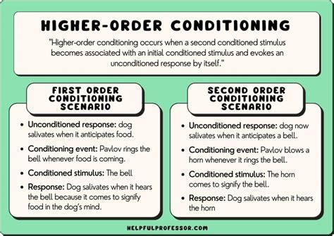 Unleashing the Power of Higher Order Conditioning: An In-Depth Look into the Psychology Definition