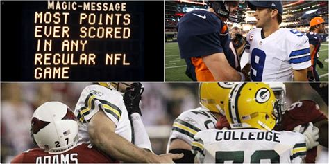 The Ultimate Battle: Unearthing the Record-Breaking High Scores of NFL's Most Intense Matchup!