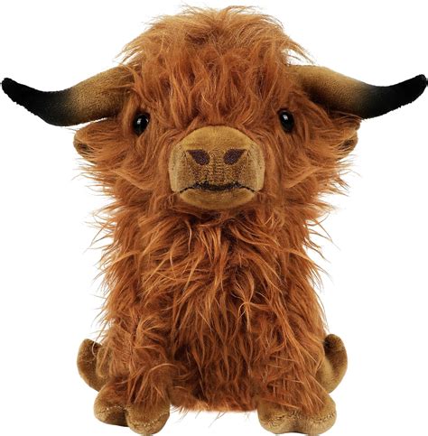 Discover the Adorable and Lifelike Highland Cattle Stuffed Animal - Perfect for Animal Lovers!