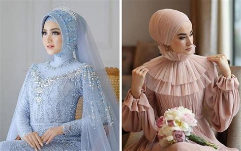 Hijab Pashmina Gaun Panjang Pernikahan