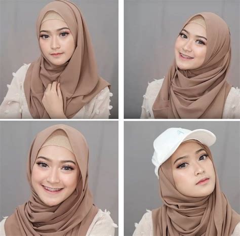 Hijab Pashmina untuk Wajah Bulat