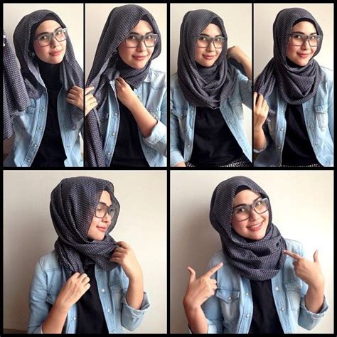 Hijab Style Step By Step With Glasses