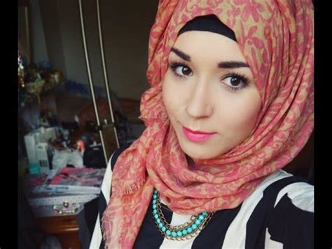 Hijab Tutorial l Everyday style normal Twist back YouTube
