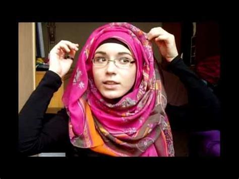 Hijab Tutorial l throw over folds YouTube