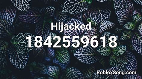 Hijacked Roblox ID - Roblox Music Code - YouTube