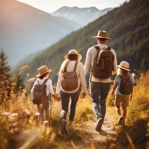 Hiking Family