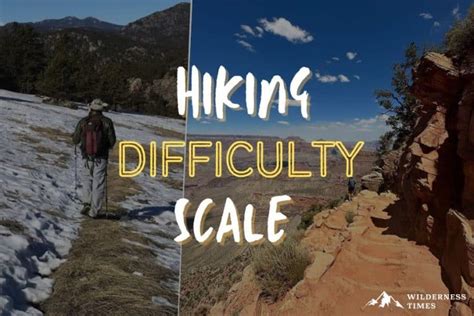 Hiking difficulty levels