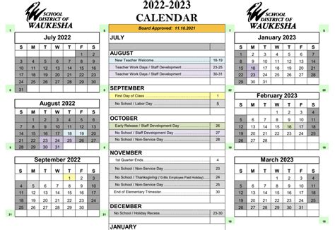 Hillcrest Elementary Calendar