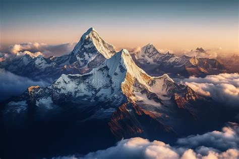 Himalayan Peaks from Above