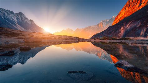 Himalayas Sunrise View