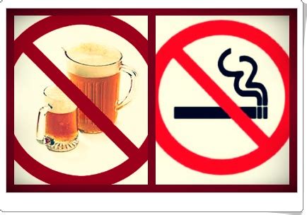 Hindari Konsumsi Kafein, Alkohol, dan Rokok