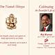Hindu Funeral Card Template