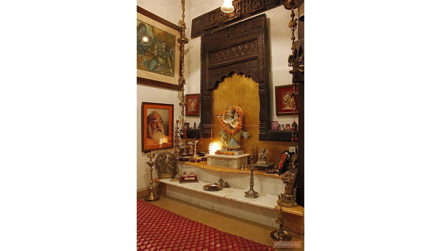 Hindu Prayer Room Design