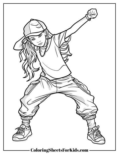 Hip Hop Coloring Pages