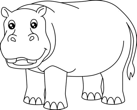 Hippo Coloring Pages