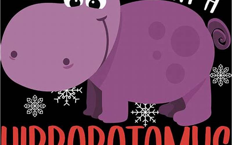 Hippopotamus As A Christmas Gift