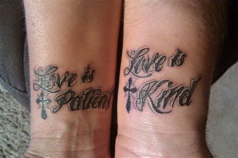 His and hers tattoos marriage Pinterest Tattoo