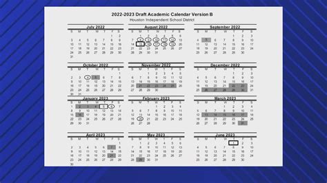 Hisd 2022 Calendar