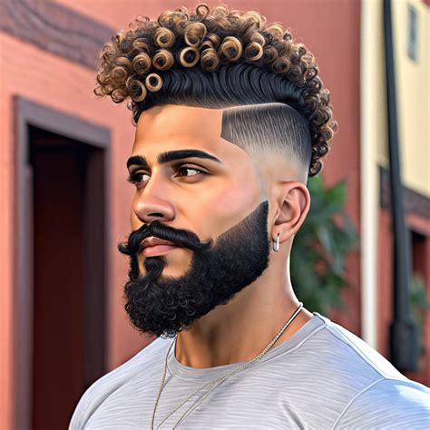 Hispanic Low Fade With Beard