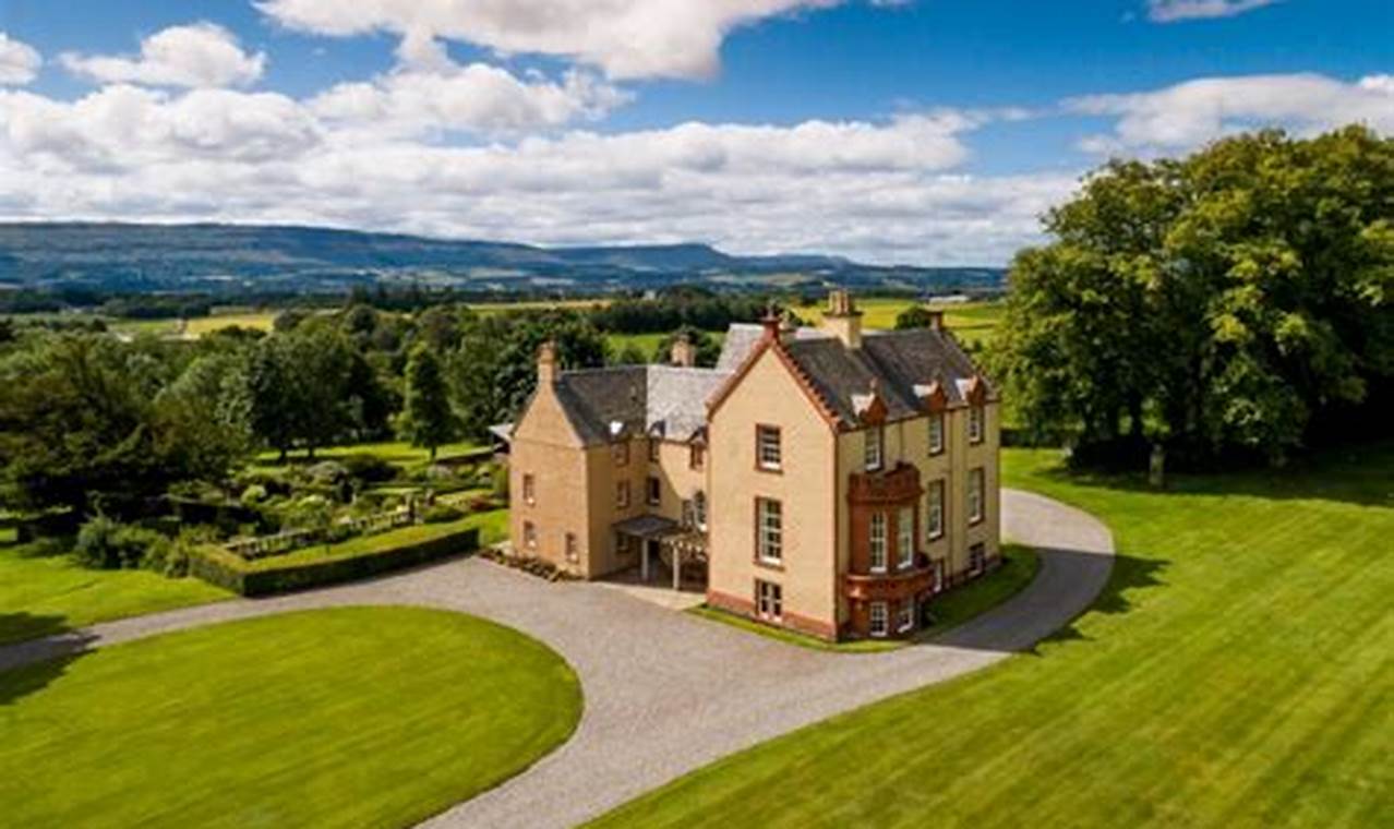 Historic country estates for sale in rural settings