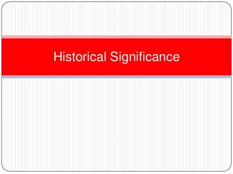 Historical Significance Embedded in 1260226778 PDF