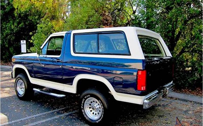 History Of 1981 Ford Bronco