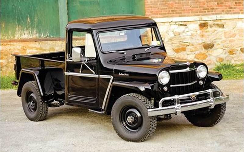 History Of The 1962 Jeep Willy Pickup